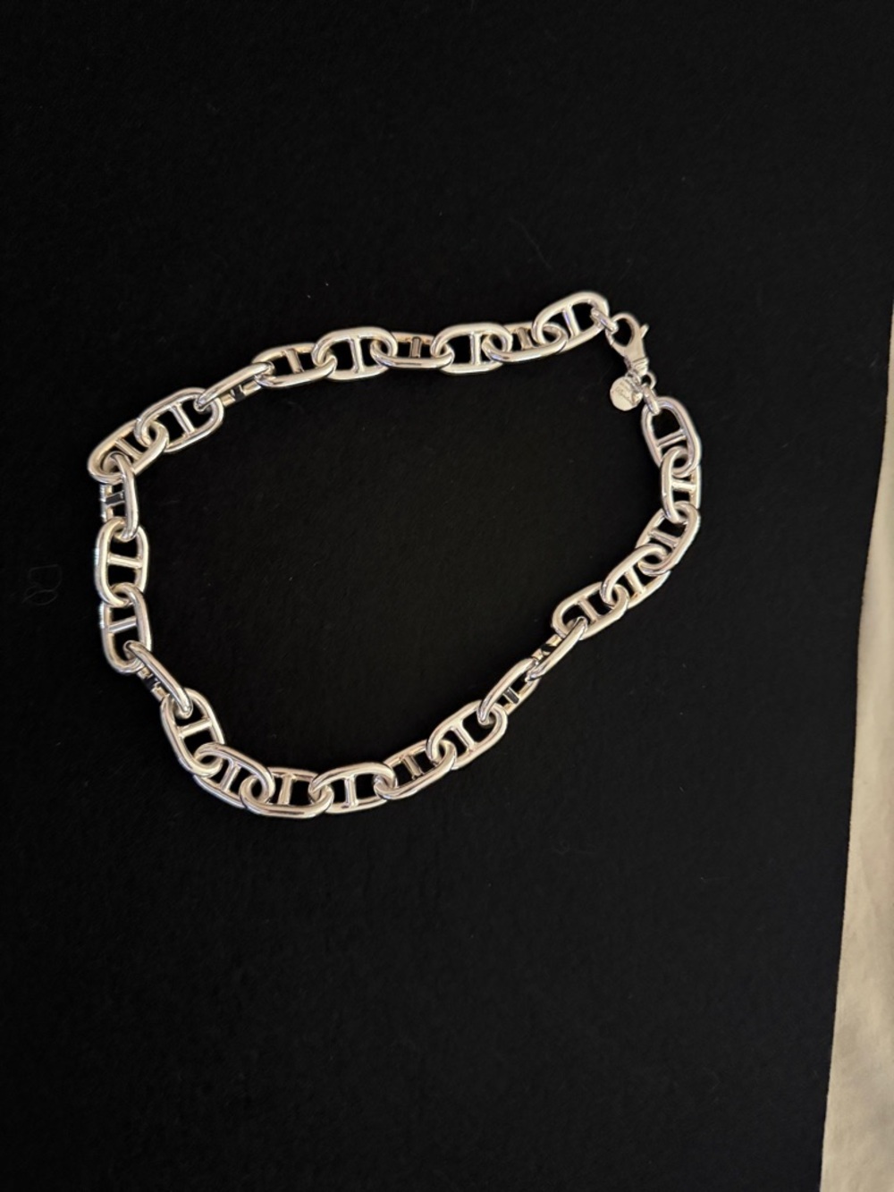 Sterling Silver Link Chain Necklace - Silver